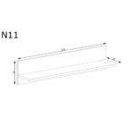 Półka NATURAL N-11 RIBBECK - obrazek 2