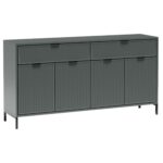 Nowoczesna duża komoda LINKa STYLES LS-1 STONE GREEN