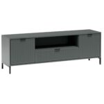 Nowoczesna duża szafka RTV LINKa STYLES LS-4 STONE GREEN