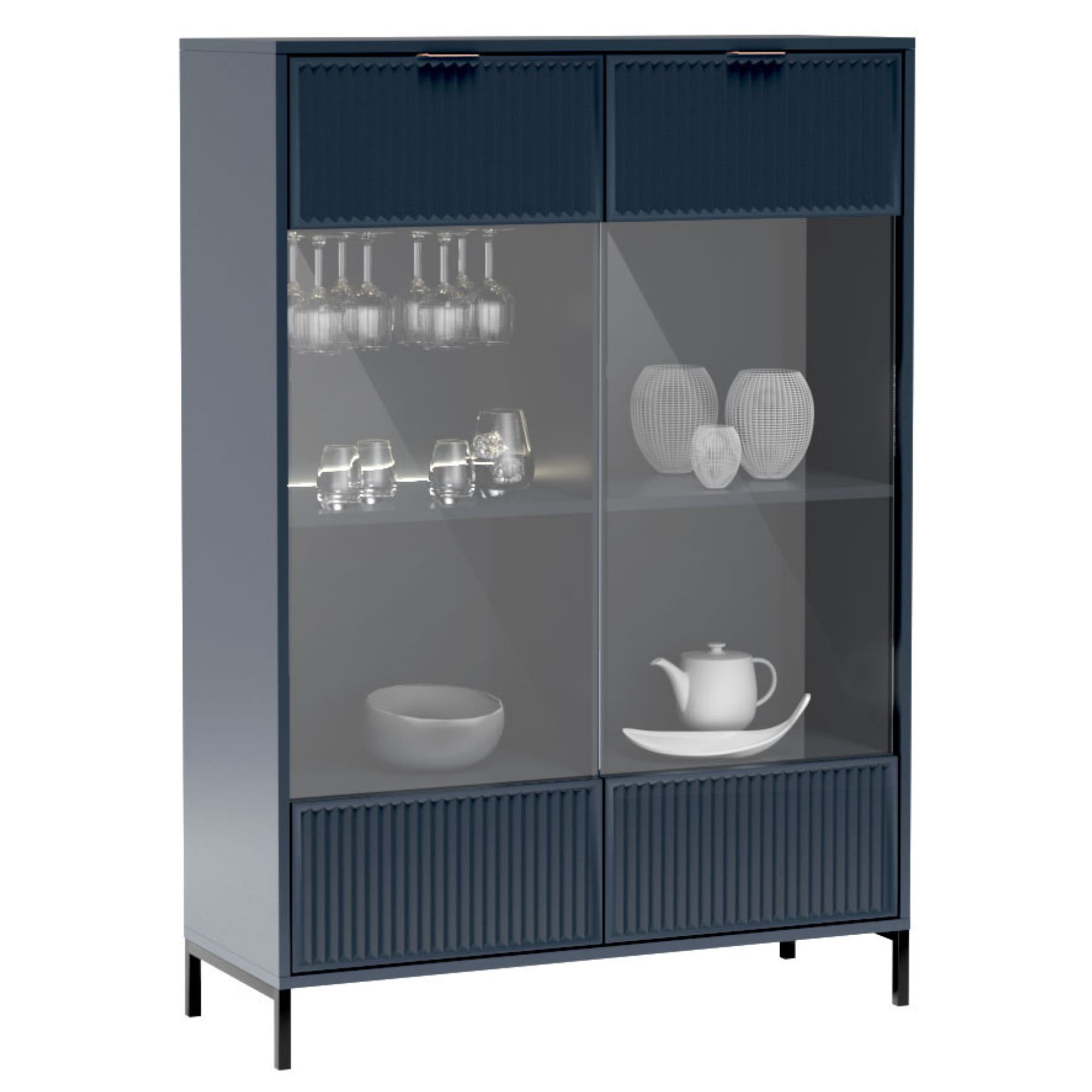 LS8-akc-INDIGO.jpg Nowoczesna witryna LINKa STYLES LS-8 INDIGO - obrazek 1