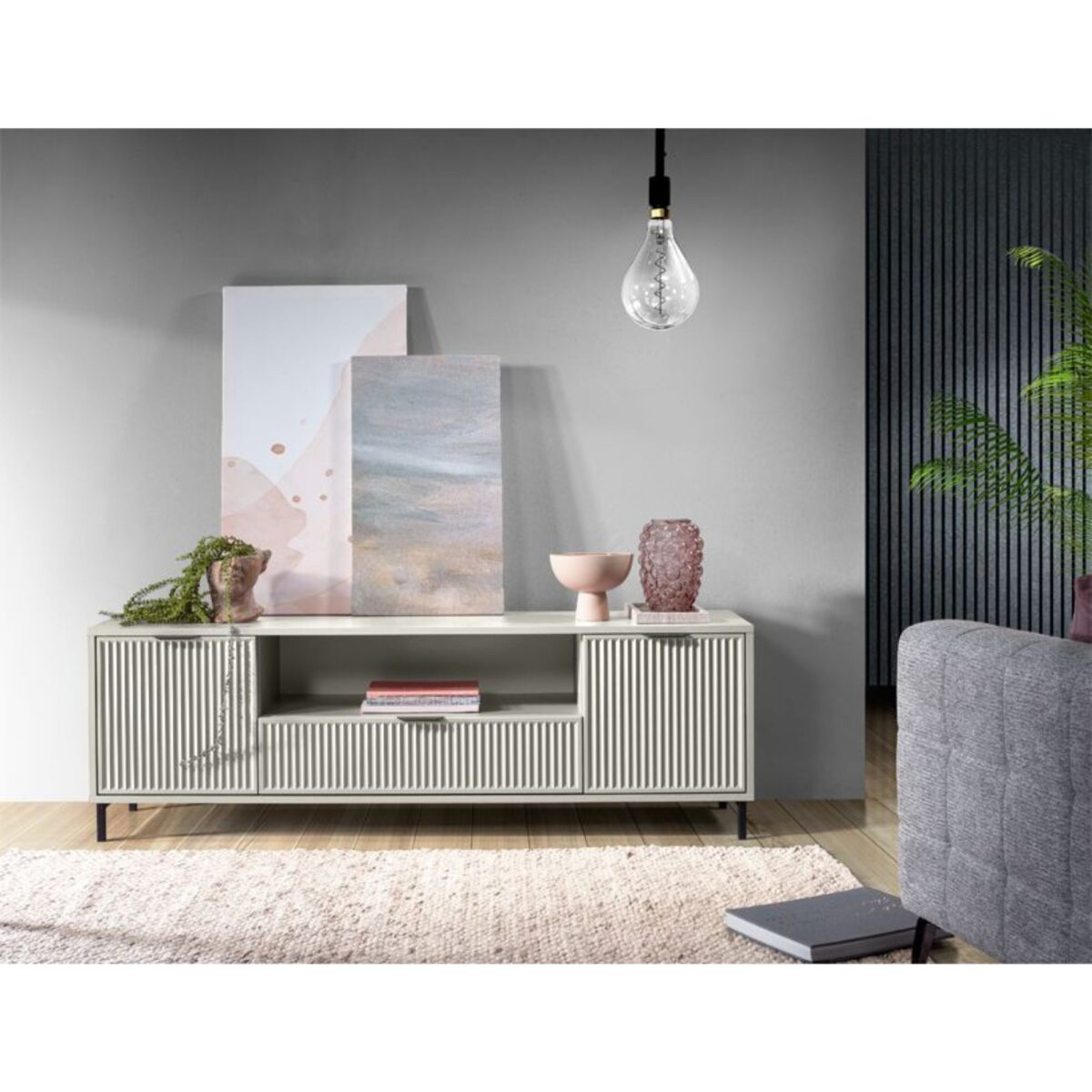 Nowoczesna toaletka/konsola LINKa STYLES LS-9 CASHMERE - Image 10